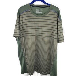 MSX by Michael Strahan Green Stripe Athletic Shirt Size XL